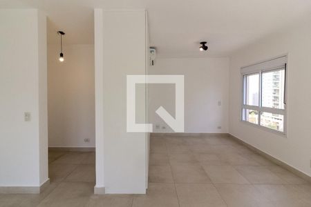 Sala/Cozinha de apartamento para alugar com 1 quarto, 43m² em Santo Amaro, São Paulo