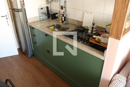 Sala/Cozinha de apartamento à venda com 1 quarto, 31m² em Barra Funda, São Paulo