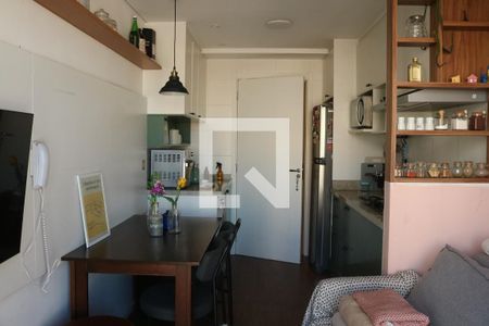 Sala/Cozinha de apartamento à venda com 1 quarto, 31m² em Barra Funda, São Paulo