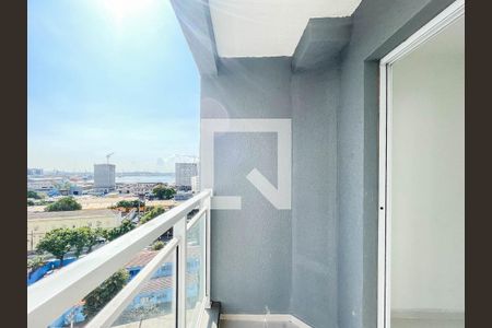 Varanda da Sala de apartamento para alugar com 2 quartos, 45m² em Santo Cristo, Rio de Janeiro