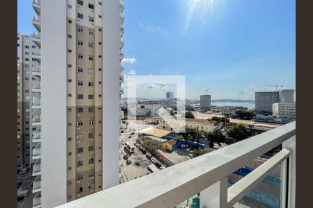 Varanda da Sala de apartamento para alugar com 2 quartos, 45m² em Santo Cristo, Rio de Janeiro