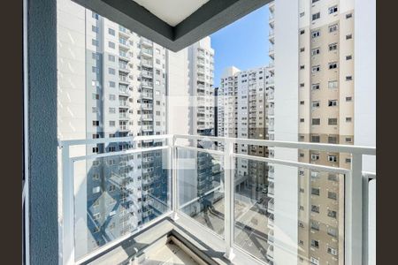 Varanda da Sala de apartamento para alugar com 2 quartos, 45m² em Santo Cristo, Rio de Janeiro
