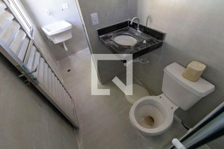 Banheiro de kitnet/studio para alugar com 1 quarto, 39m² em Jardim Belem, São Paulo