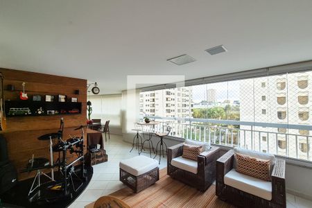 Varanda da Sala de apartamento à venda com 3 quartos, 204m² em Jardim do Mar, São Bernardo do Campo