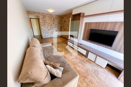 Sala de TV de apartamento para alugar com 2 quartos, 67m² em Pantanal, Florianópolis