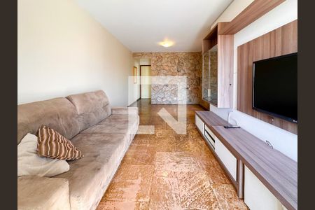 Sala de TV de apartamento para alugar com 2 quartos, 67m² em Pantanal, Florianópolis