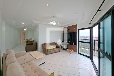 Sala de TV de apartamento para alugar com 3 quartos, 122m² em Jardim Imperador, Praia Grande