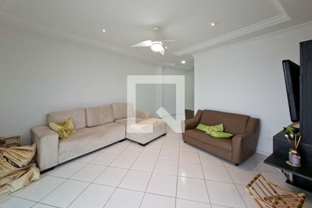 Sala de TV de apartamento para alugar com 3 quartos, 122m² em Jardim Imperador, Praia Grande