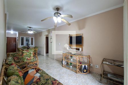 Sala de apartamento para alugar com 3 quartos, 70m² em Canto do Forte, Praia Grande