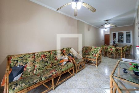 Sala de apartamento para alugar com 3 quartos, 70m² em Canto do Forte, Praia Grande