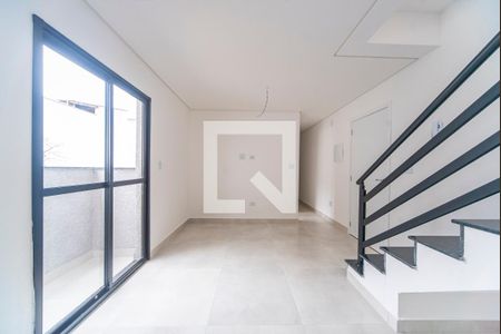 Sala de apartamento à venda com 2 quartos, 92m² em Vila Floresta, Santo André