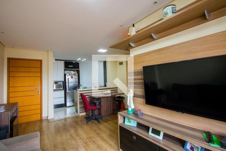 Sala de apartamento à venda com 2 quartos, 58m² em Vila Pires, Santo André