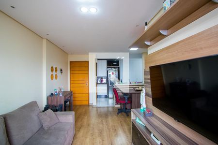 Sala de apartamento à venda com 2 quartos, 58m² em Vila Pires, Santo André