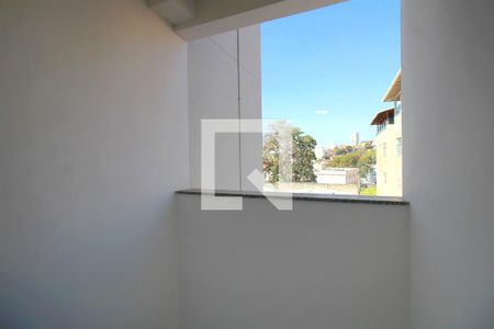 Varanda da Sala de apartamento à venda com 2 quartos, 46m² em Alto Caiçaras, Belo Horizonte