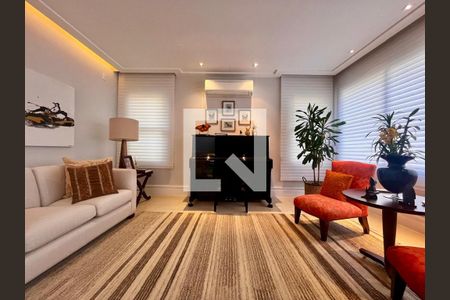 Sala de casa de condomínio à venda com 4 quartos, 860m² em Parque Imperador, Campinas