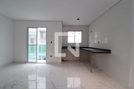 Cozinha de casa de condomínio à venda com 2 quartos, 117m² em Vila Metalúrgica, Santo André