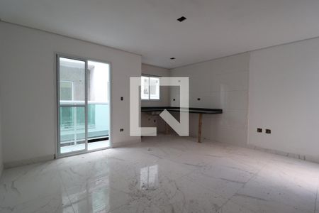 Sala de casa de condomínio à venda com 2 quartos, 117m² em Vila Metalúrgica, Santo André