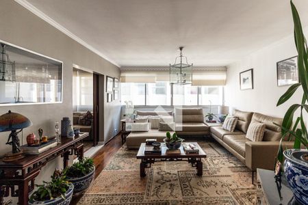 Sala de apartamento à venda com 3 quartos, 158m² em Higienópolis, São Paulo