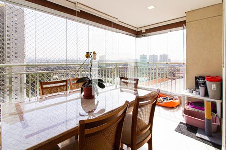 Varanda Gourmet de apartamento à venda com 3 quartos, 79m² em Vila Anastácio, São Paulo