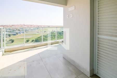 Varanda da Sala de apartamento para alugar com 2 quartos, 82m² em Vila Bergamo, Indaiatuba