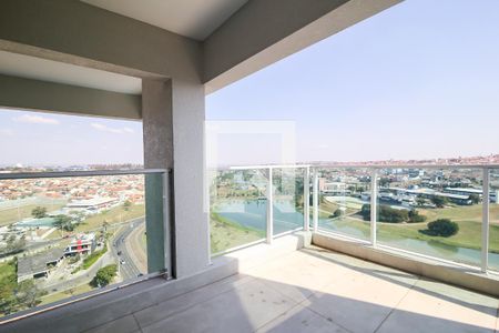 Varanda da Sala de apartamento para alugar com 2 quartos, 82m² em Vila Bergamo, Indaiatuba