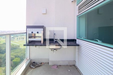 Varanda da Sala de apartamento para alugar com 2 quartos, 82m² em Vila Bergamo, Indaiatuba