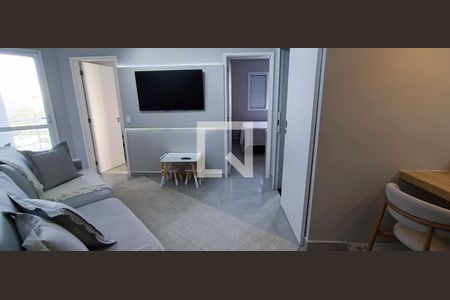 Sala de apartamento à venda com 2 quartos, 55m² em Jardim Monte Alegre, Taboão da Serra