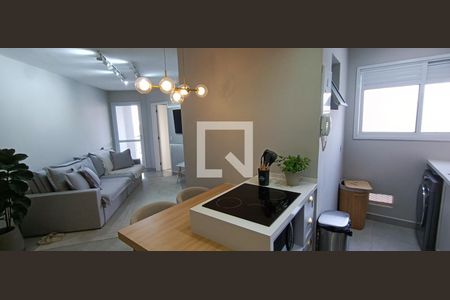 Sala de apartamento para alugar com 2 quartos, 55m² em Jardim Monte Alegre, Taboão da Serra