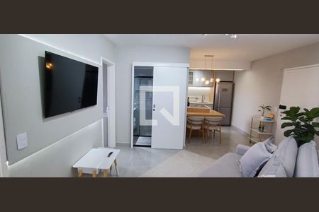 Sala de apartamento à venda com 2 quartos, 55m² em Jardim Monte Alegre, Taboão da Serra