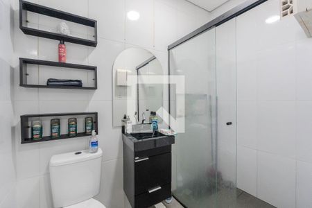 Banheiro Social de kitnet/studio à venda com 1 quarto, 26m² em Bela Vista, São Paulo