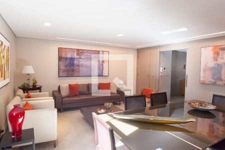 Sala de apartamento à venda com 3 quartos, 105m² em Serra, Belo Horizonte