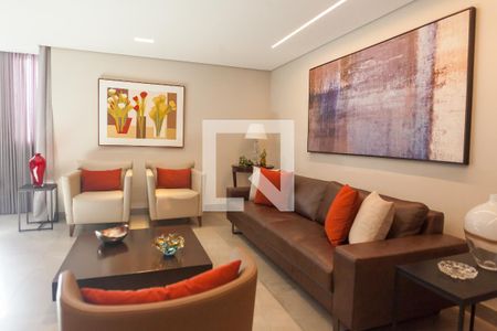 Sala de apartamento à venda com 3 quartos, 105m² em Serra, Belo Horizonte