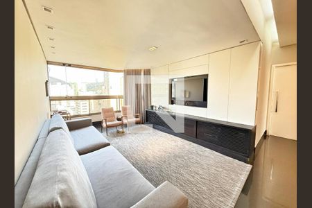 Sala de apartamento à venda com 3 quartos, 110m² em Buritis, Belo Horizonte