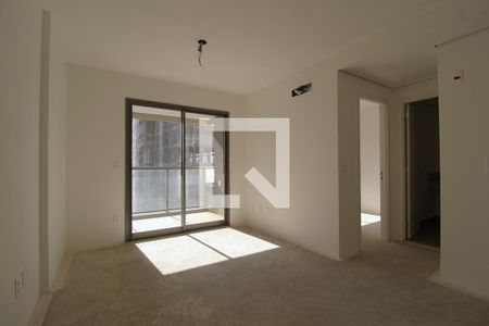 Sala/Cozinha de kitnet/studio à venda com 1 quarto, 45m² em Indianópolis, São Paulo