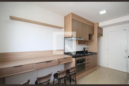 Sala/Cozinha de apartamento à venda com 1 quarto, 24m² em Panamby, São Paulo