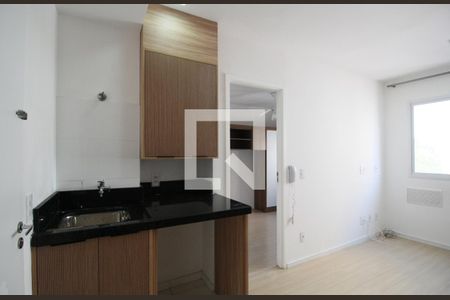 Sala/Cozinha de apartamento à venda com 1 quarto, 24m² em Panamby, São Paulo
