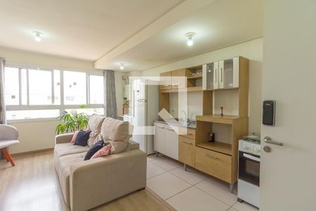 Sala de apartamento para alugar com 2 quartos, 52m² em Fátima, Canoas