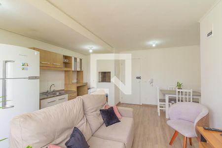Sala de apartamento para alugar com 2 quartos, 52m² em Fátima, Canoas