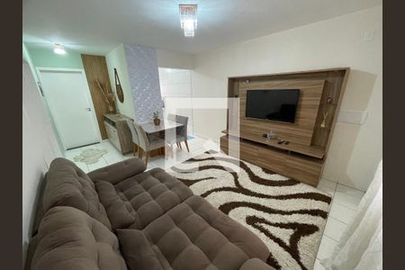 Sala de apartamento para alugar com 2 quartos, 47m² em Vila Alzira, Guarulhos