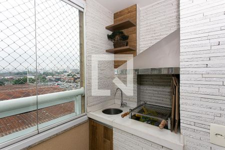 Varanda Gourmet de apartamento à venda com 3 quartos, 82m² em Tatuapé, São Paulo