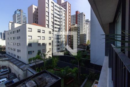 Studio Varanda - Vista  de kitnet/studio à venda com 1 quarto, 28m² em Pinheiros, São Paulo
