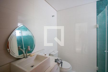 Banheiro da Suíte 1 de casa à venda com 3 quartos, 167m² em Campestre, Santo André