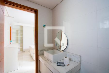 Banheiro da Suíte 1 de casa à venda com 3 quartos, 167m² em Campestre, Santo André