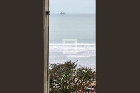 Vista da Sala de apartamento para alugar com 1 quarto, 50m² em Boqueirão, Santos