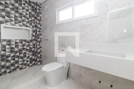 Banheiro da Suíte 2 de casa à venda com 4 quartos, 400m² em Xaxim, Curitiba