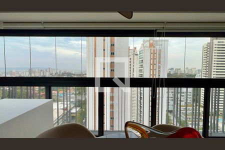 Varanda da Sala de apartamento à venda com 1 quarto, 70m² em Pinheiros, São Paulo