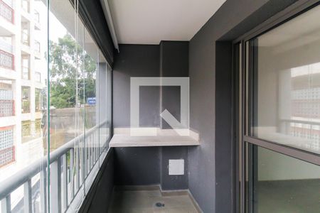 Varanda da Sala/Cozinha de kitnet/studio para alugar com 1 quarto, 29m² em Alto da Mooca, São Paulo