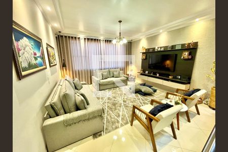 Sala de casa à venda com 3 quartos, 226m² em Vila Amabile Pezzolo, Santo André