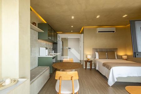 Studio de kitnet/studio para alugar com 1 quarto, 35m² em Indianópolis, São Paulo