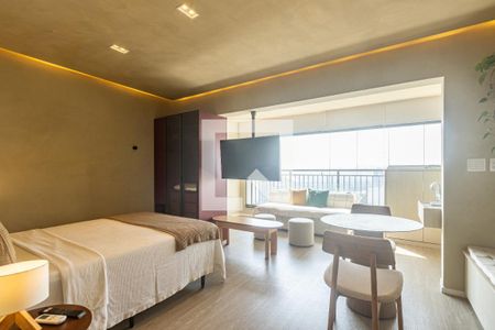 Studio de kitnet/studio para alugar com 1 quarto, 35m² em Indianópolis, São Paulo